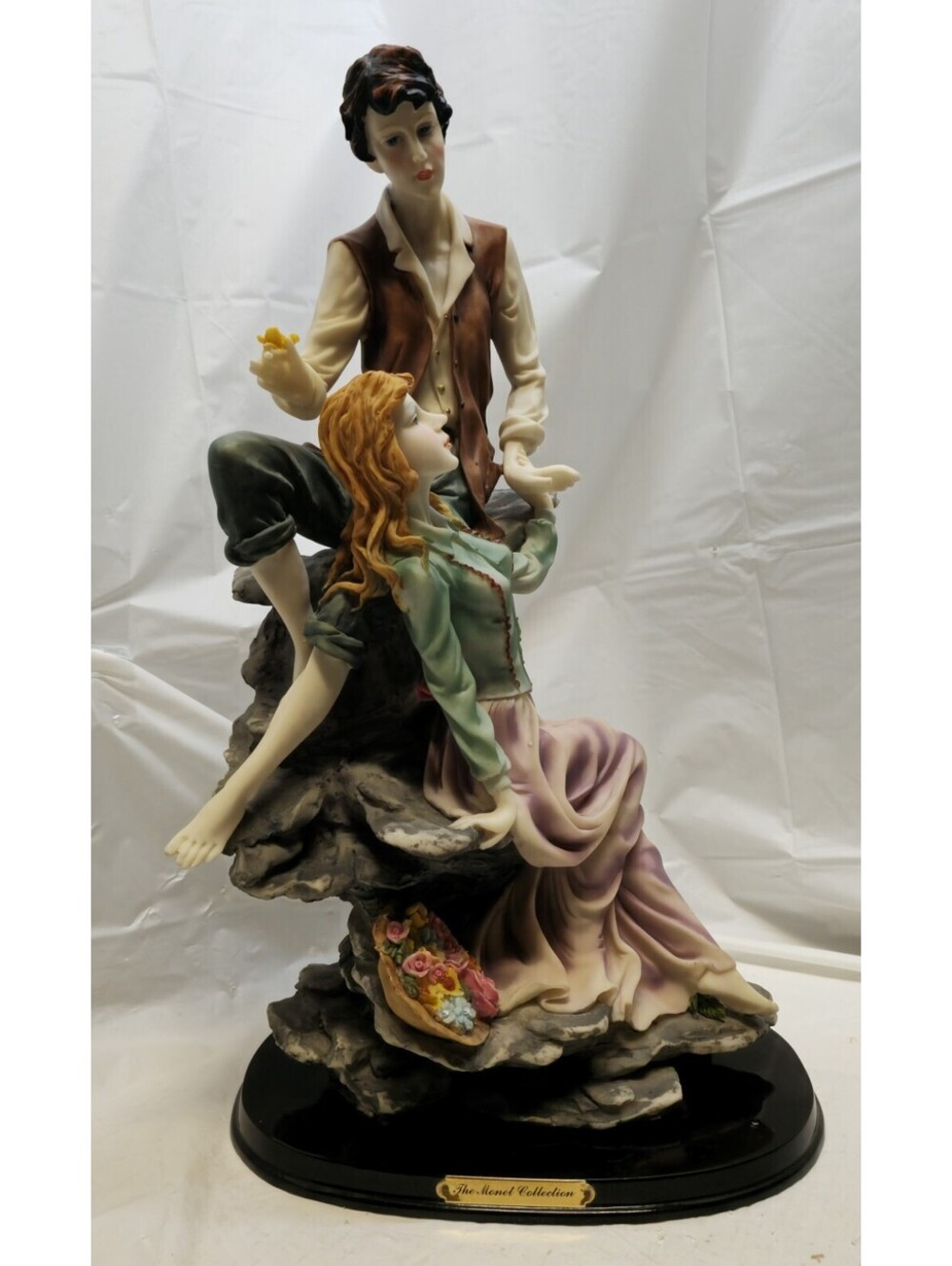 Vintage The Monet Collection Rare Large Figurine of a Couple holding hands